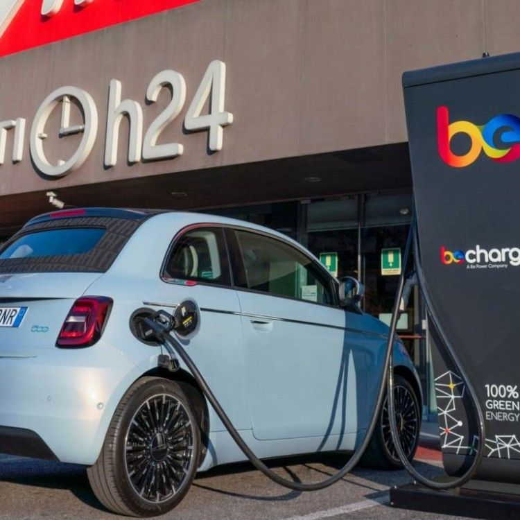 Charging your car while shopping has never been easier